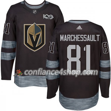 Adidas Maillot de Hockey Vegas Golden Knights Jonathan Marchessault 81 1917-2017 100th Anniversary Noir Authentic - Homme